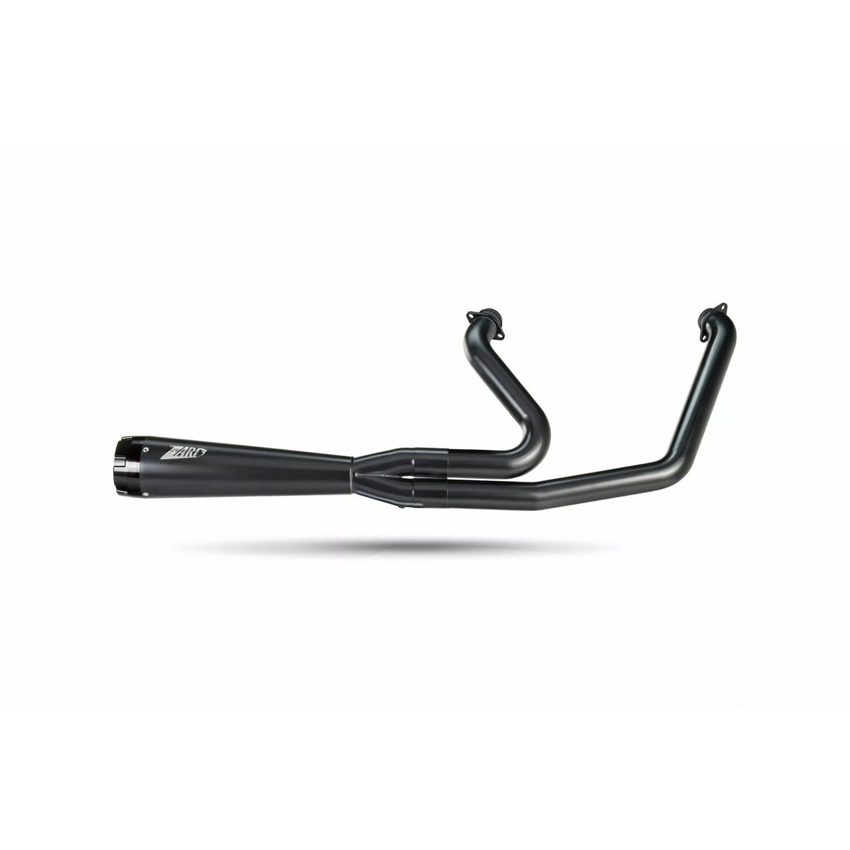Zard, M8 Softail 2-1 Short Cone exhaust system. Black