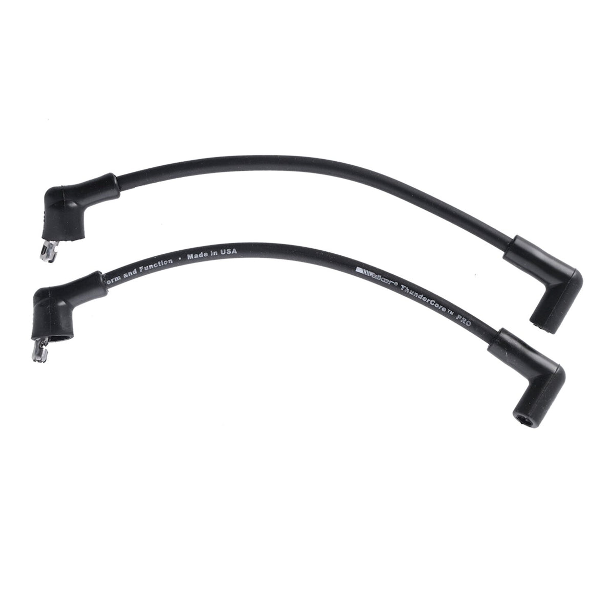 CVP, ThunderCore Pro spark plug wire set. Black