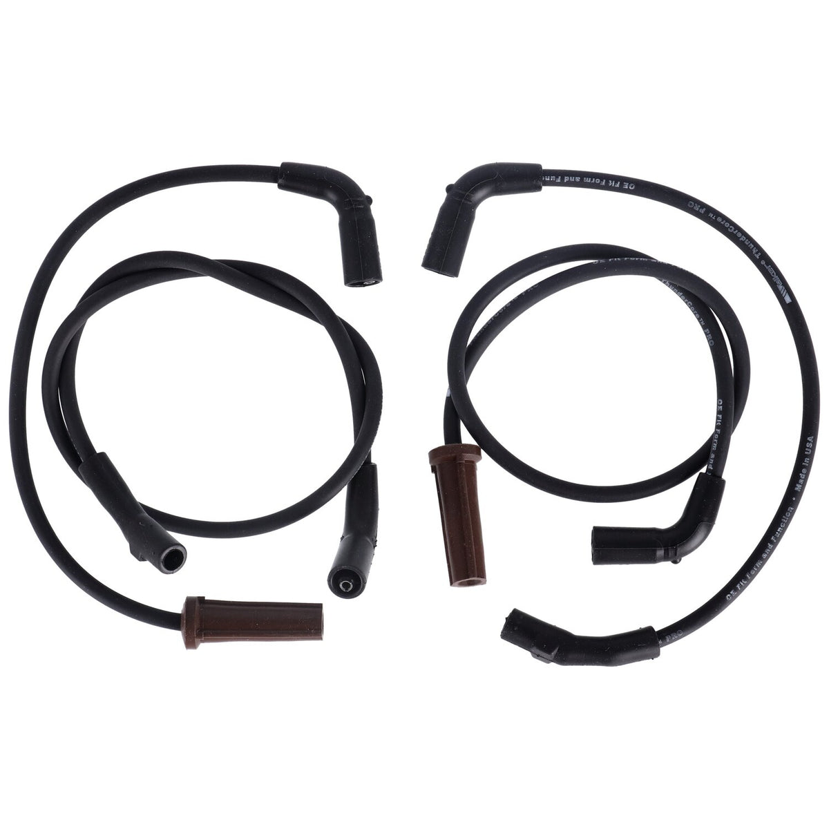 CVP, ThunderCore Pro spark plug wire set. Black