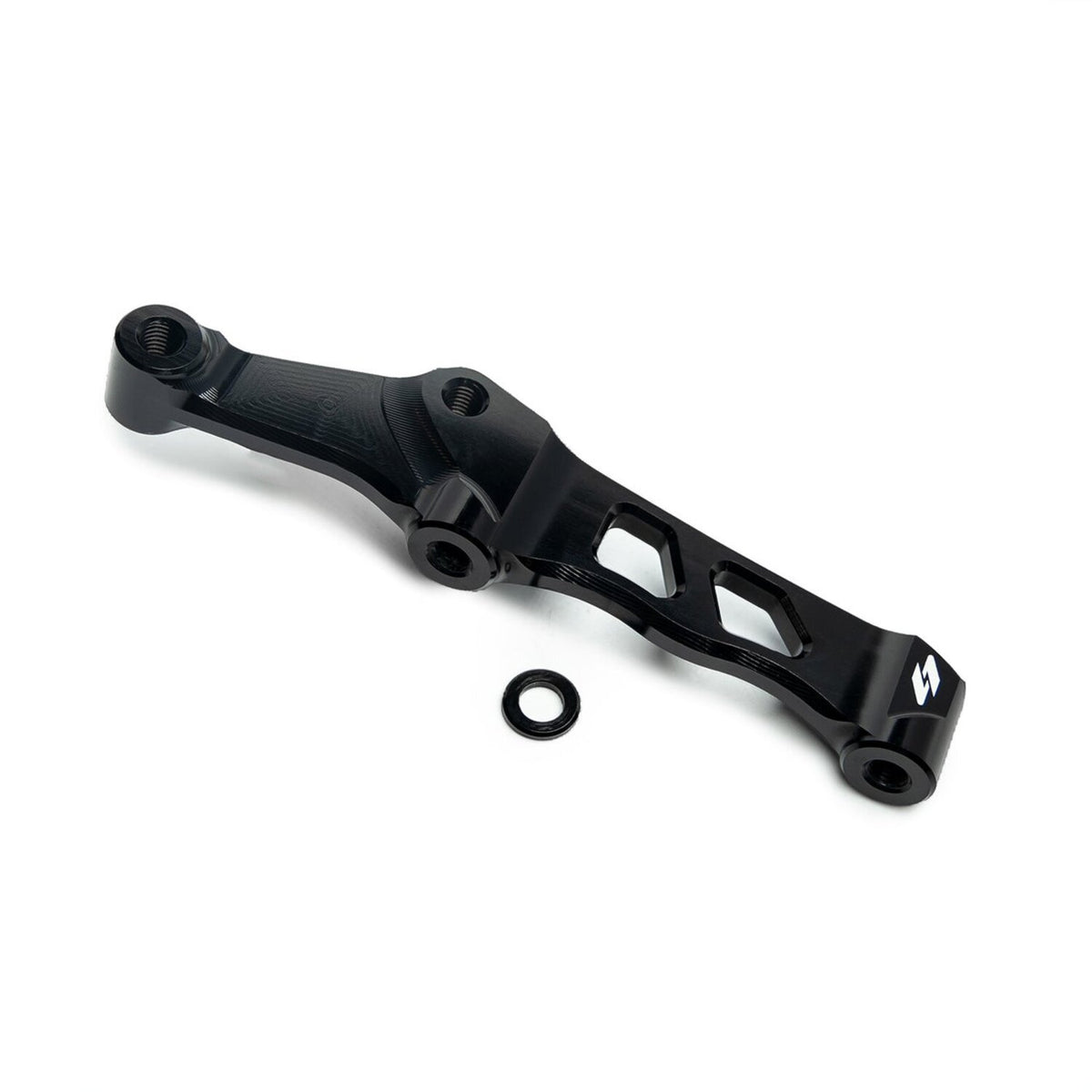 Kraus, front 108mm radial caliper mount. Single disc. Black