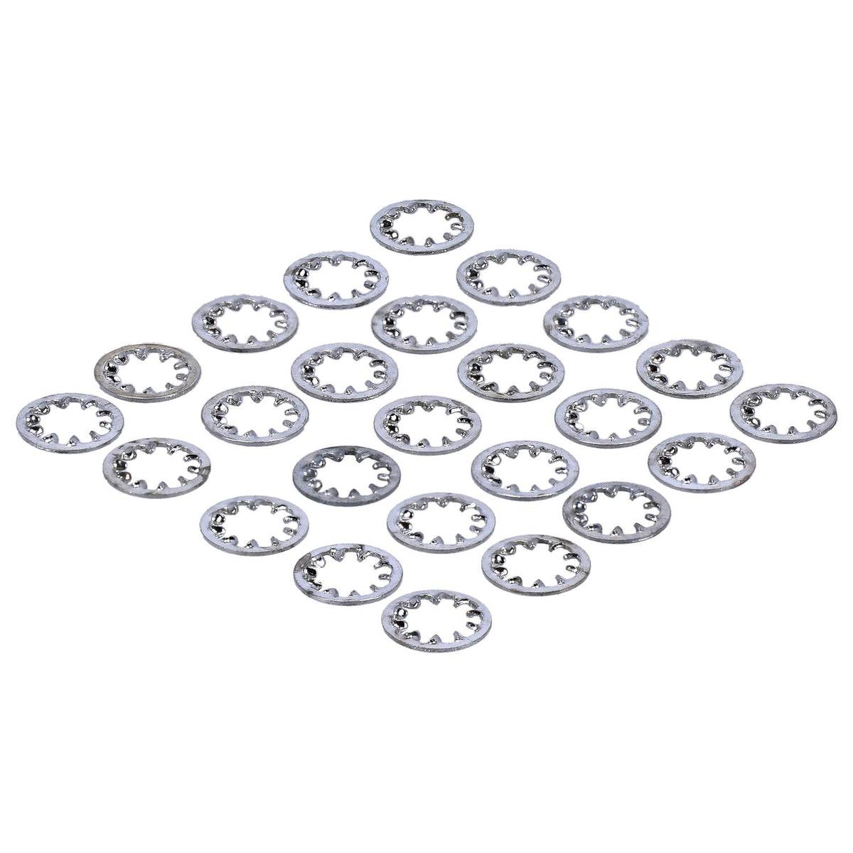 Zinc int. lockwasher, 1/4 inch - 25 pack