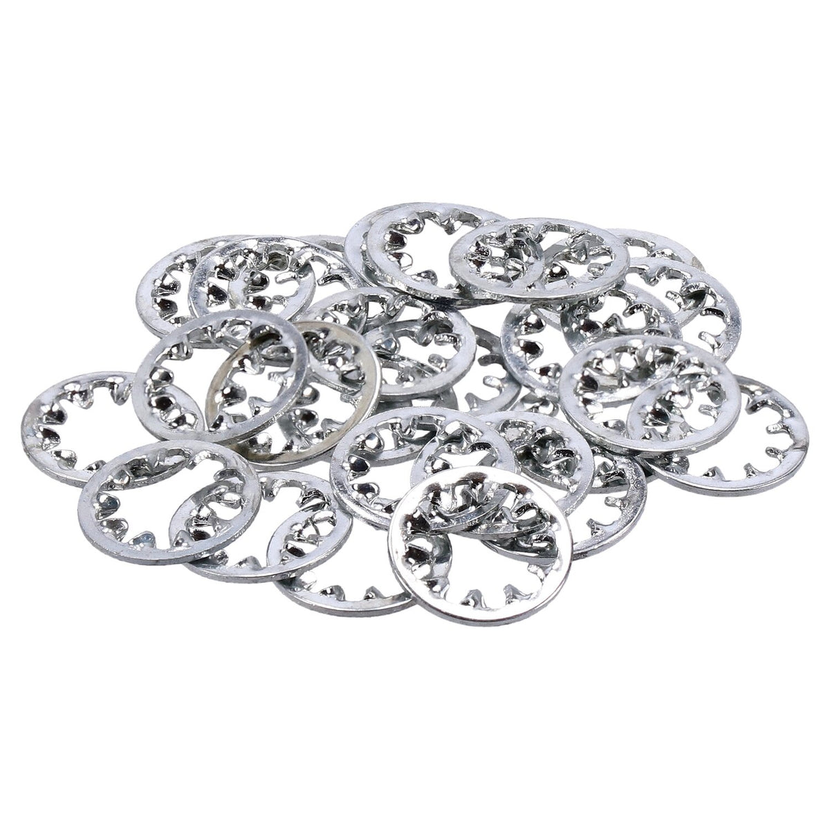 Zinc int. lockwasher, 7/16 inch - 25 pack