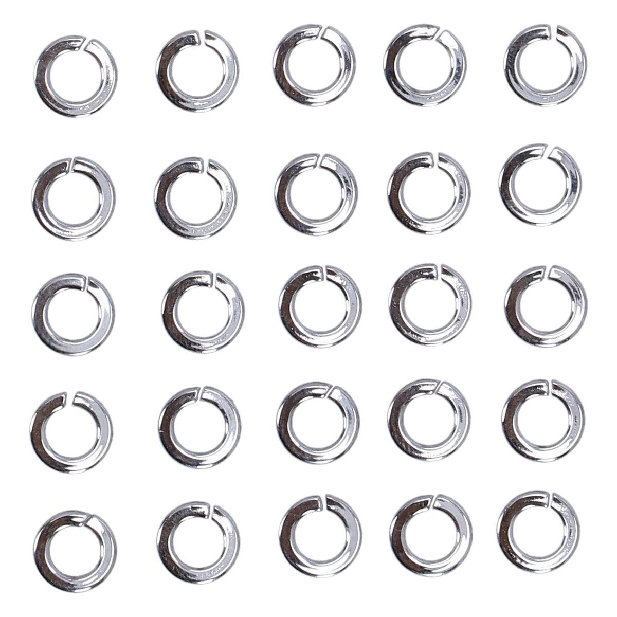 Chrome lockwasher, 3/8 inch - 25 pack