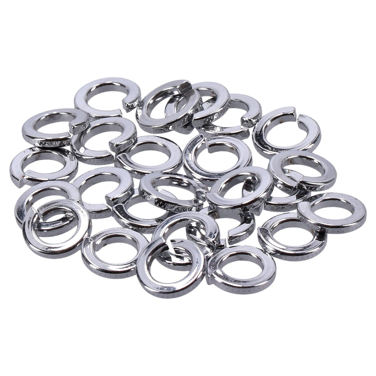 Chrome lockwasher, #6 - 25 pack