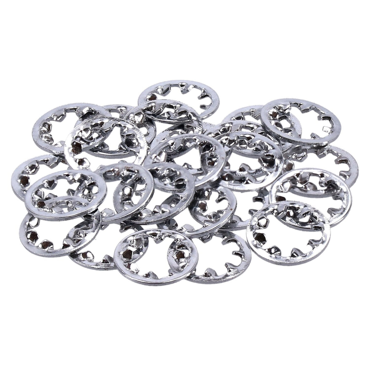 Chrome internal lock washer, 7/16 inch - 25 pack