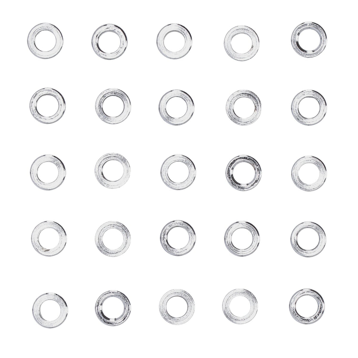 Chrome spacers - 25 pack