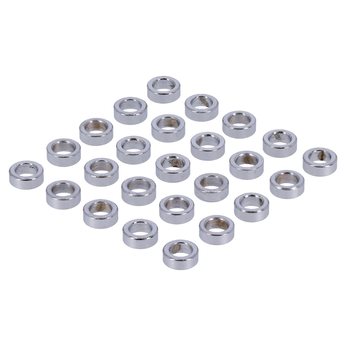 Chrome spacers - 25 pack