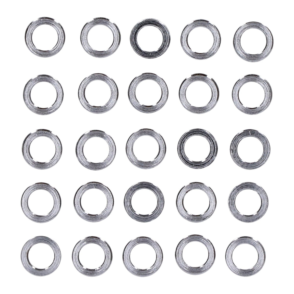 Chrome spacers - 25 pack