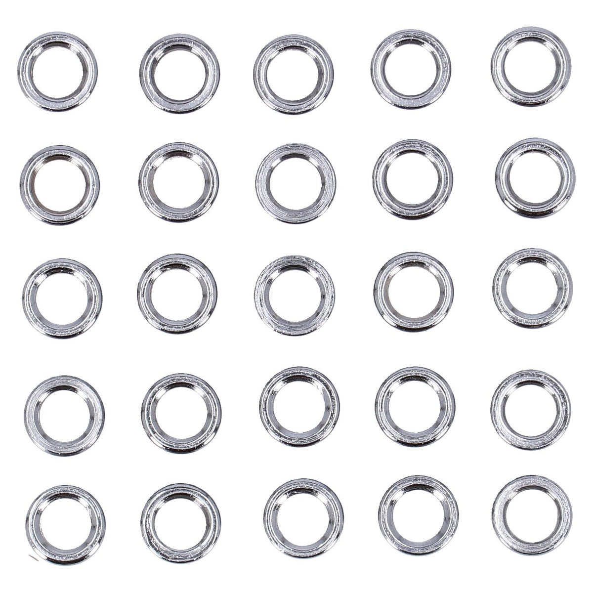 Chrome spacers - 25 pack