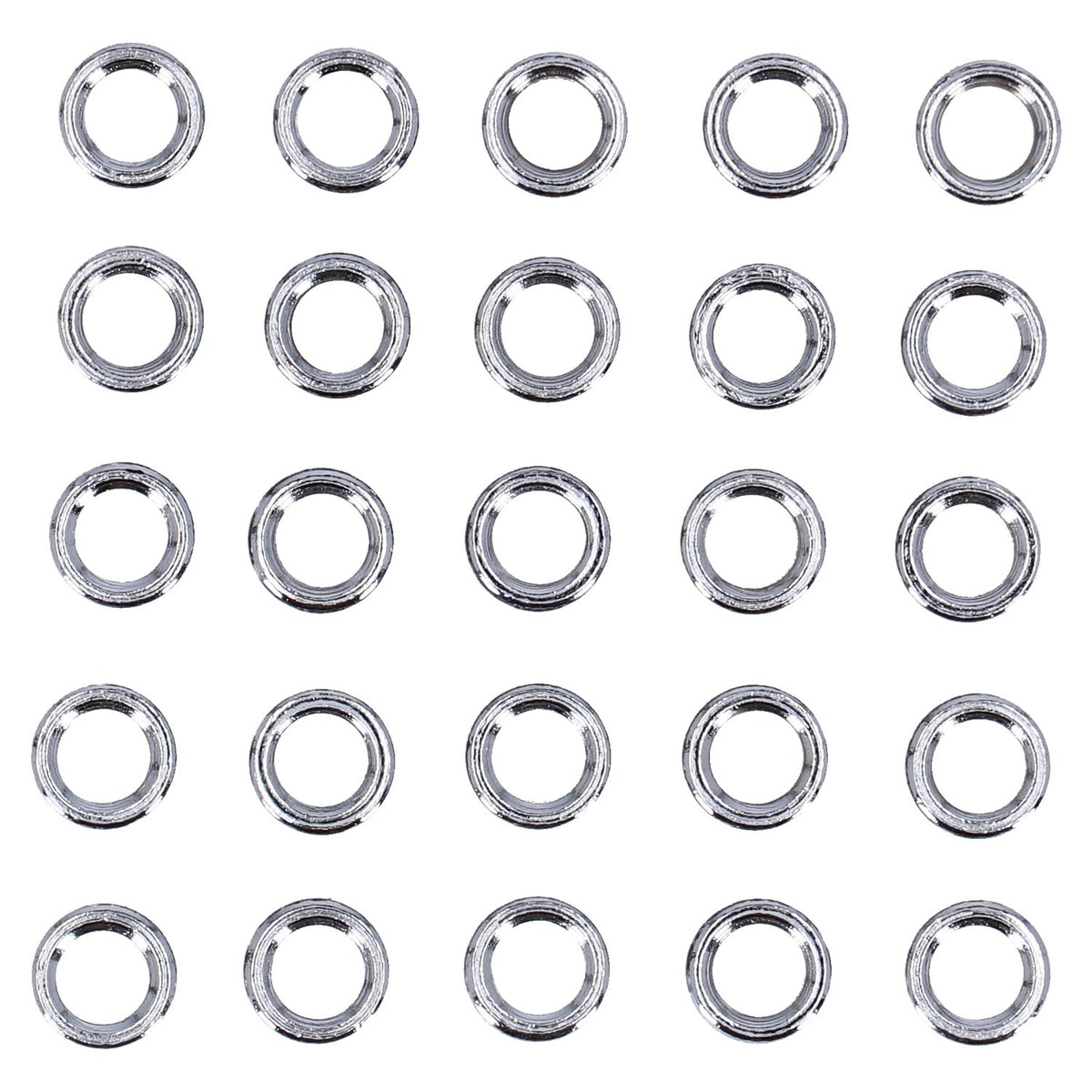 Chrome spacers - 25 pack