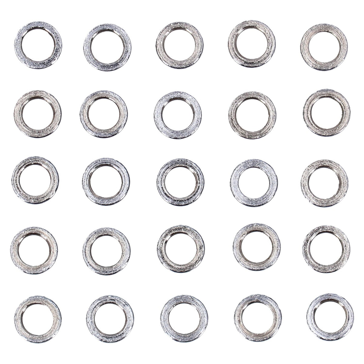 Chrome spacers - 25 pack