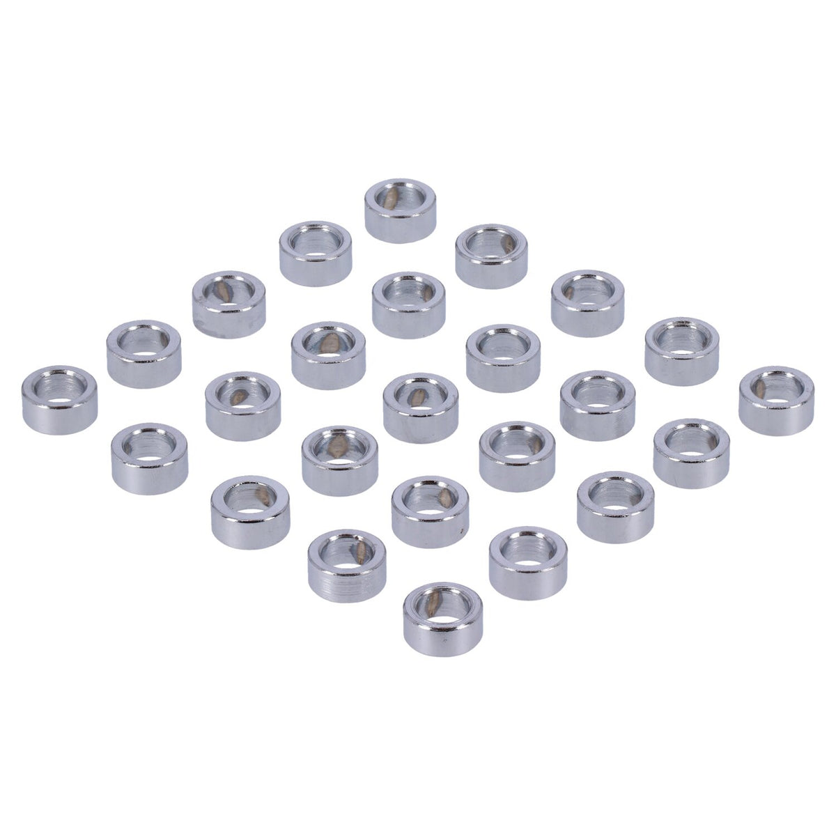Chrome spacers - 25 pack