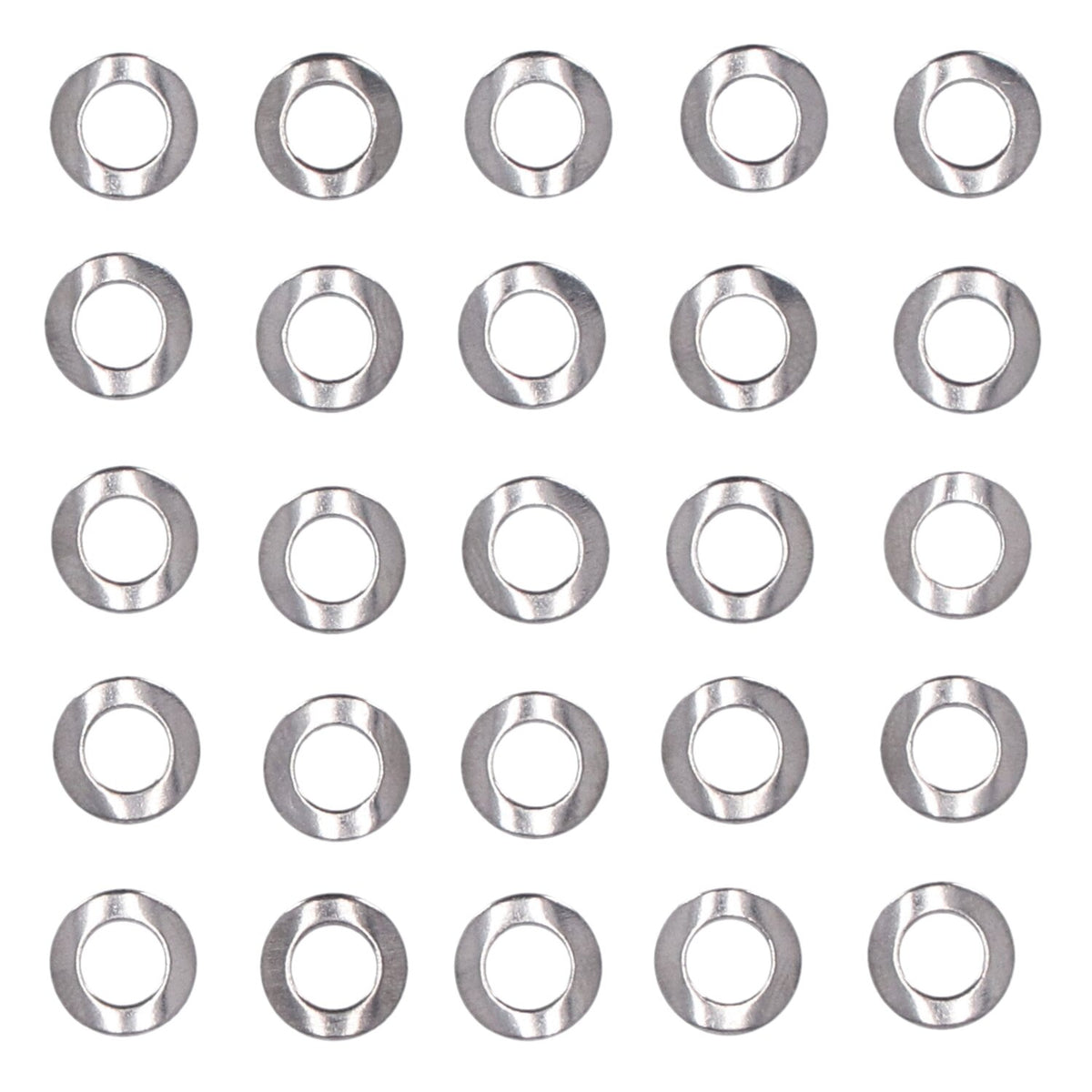 Stainless wave washers M5 - 25 pack