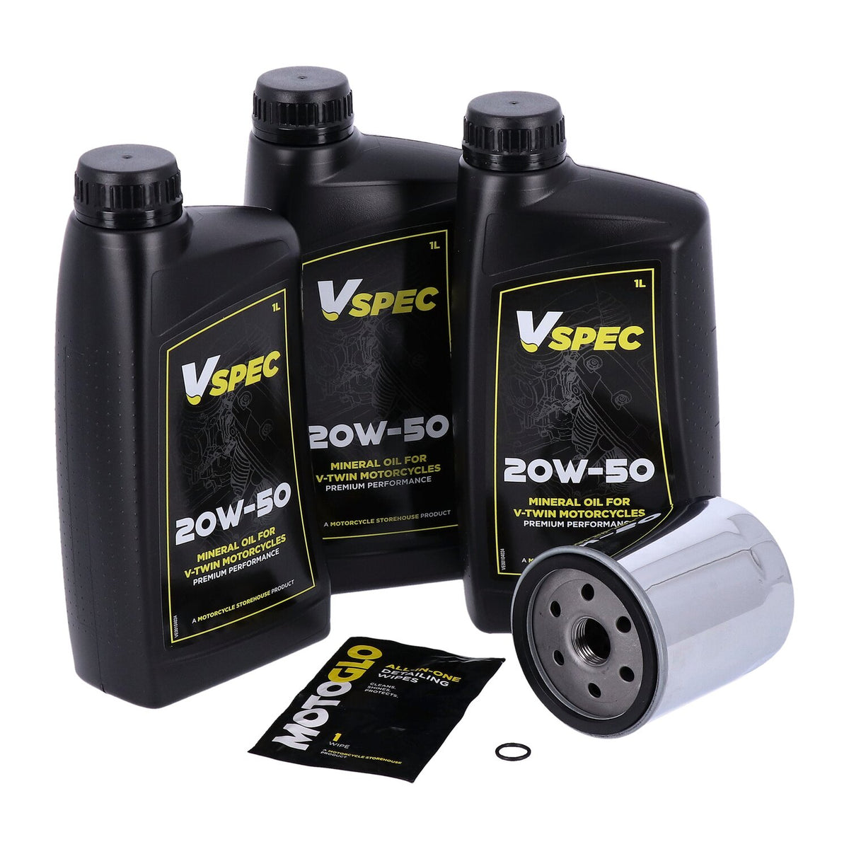 MCS, engine oil service kit. 20W50 Mineral