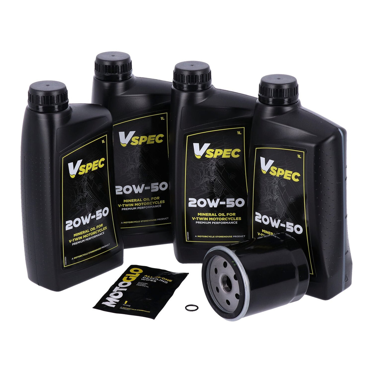 MCS, engine oil service kit. 20W50 Mineral