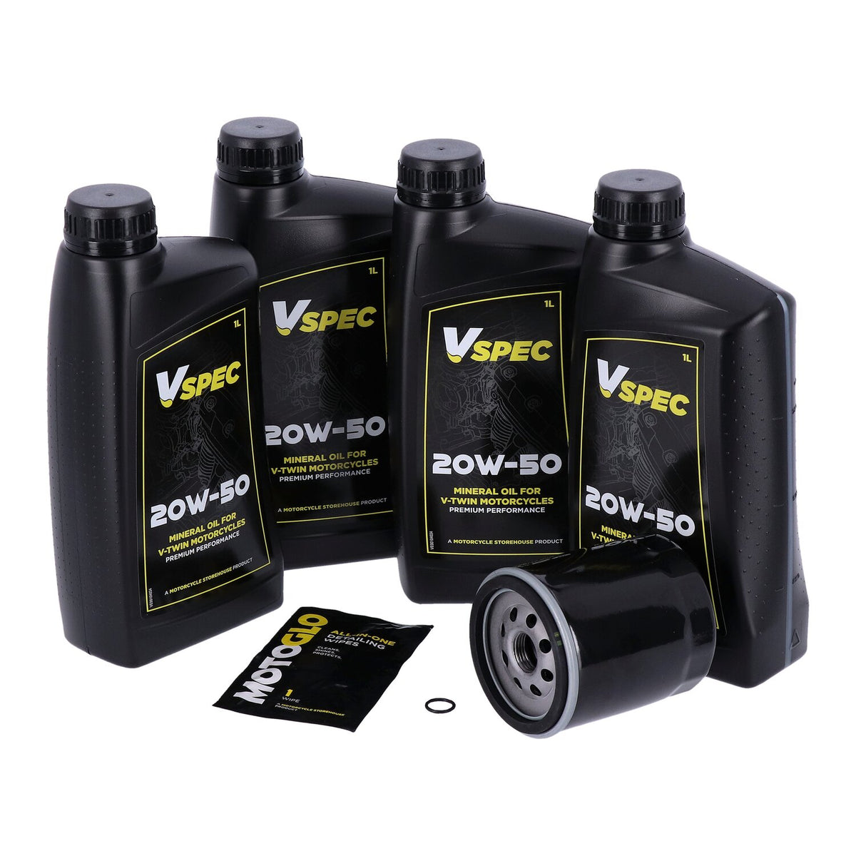 MCS, engine oil service kit. 20W50 Mineral