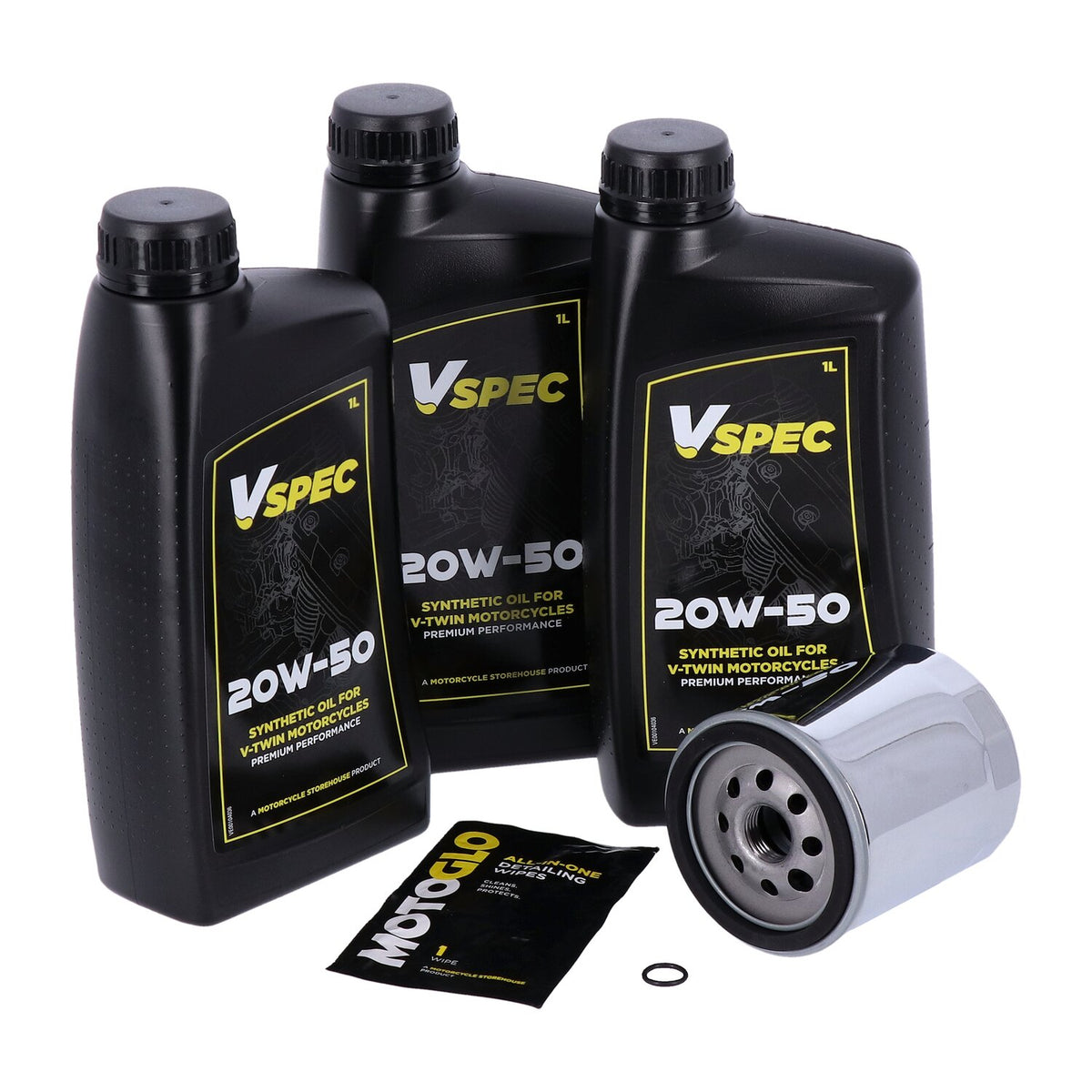 MCS, engine oil service kit. 20W50 Synthetic