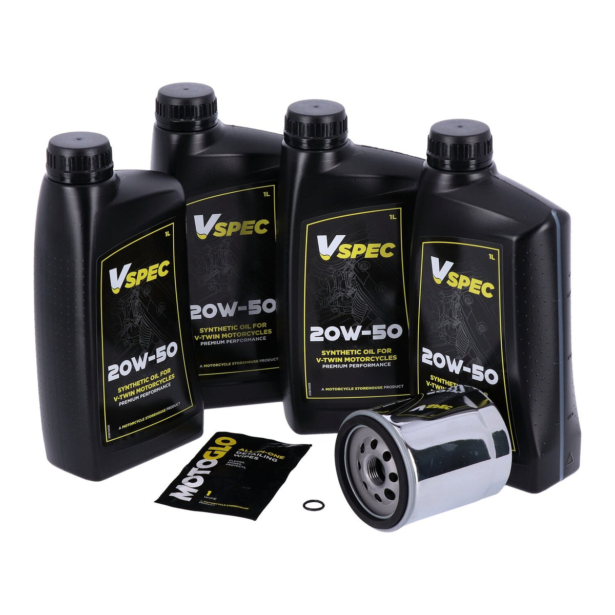 MCS, engine oil service kit. 20W50 Synthetic