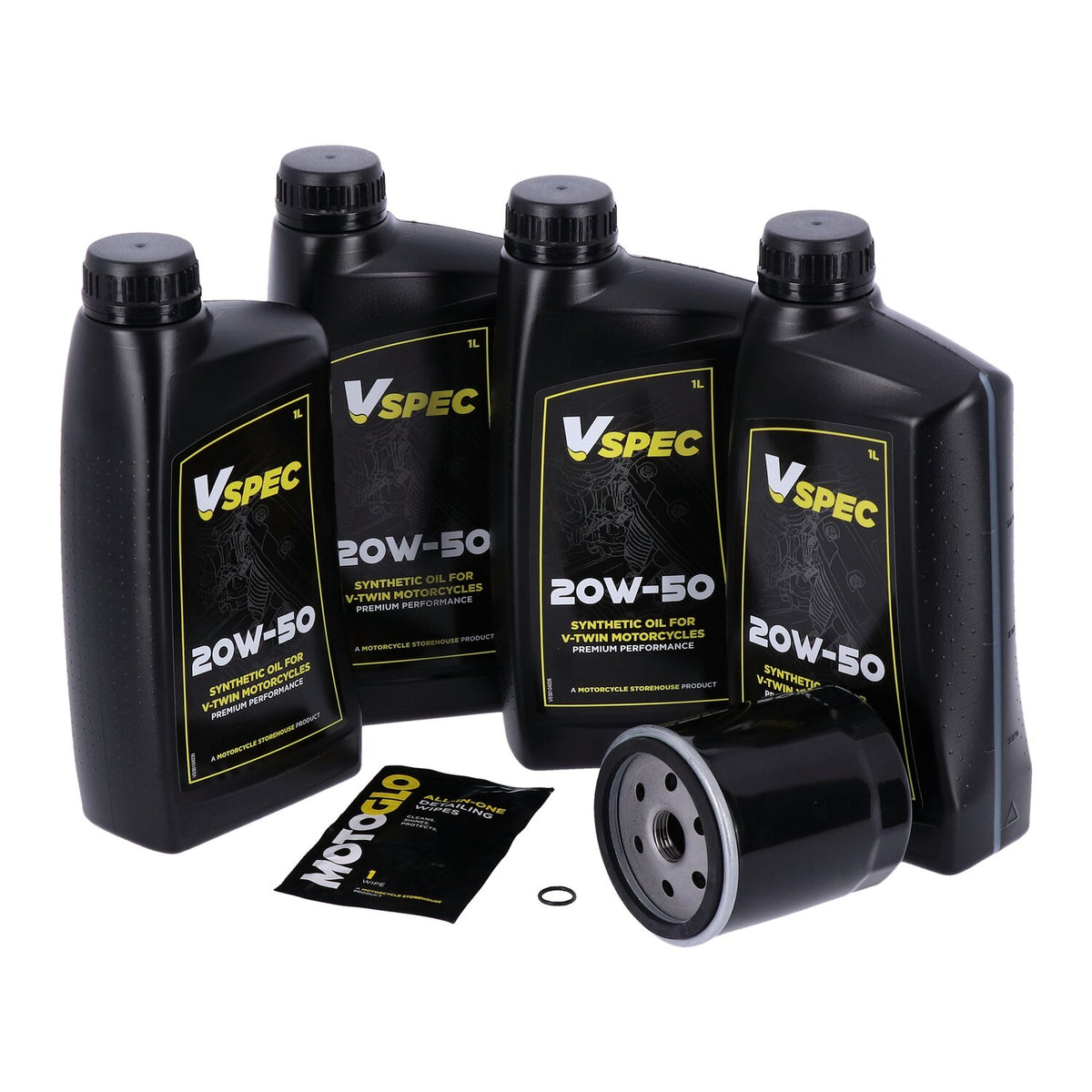 MCS, engine oil service kit. 20W50 Synthetic