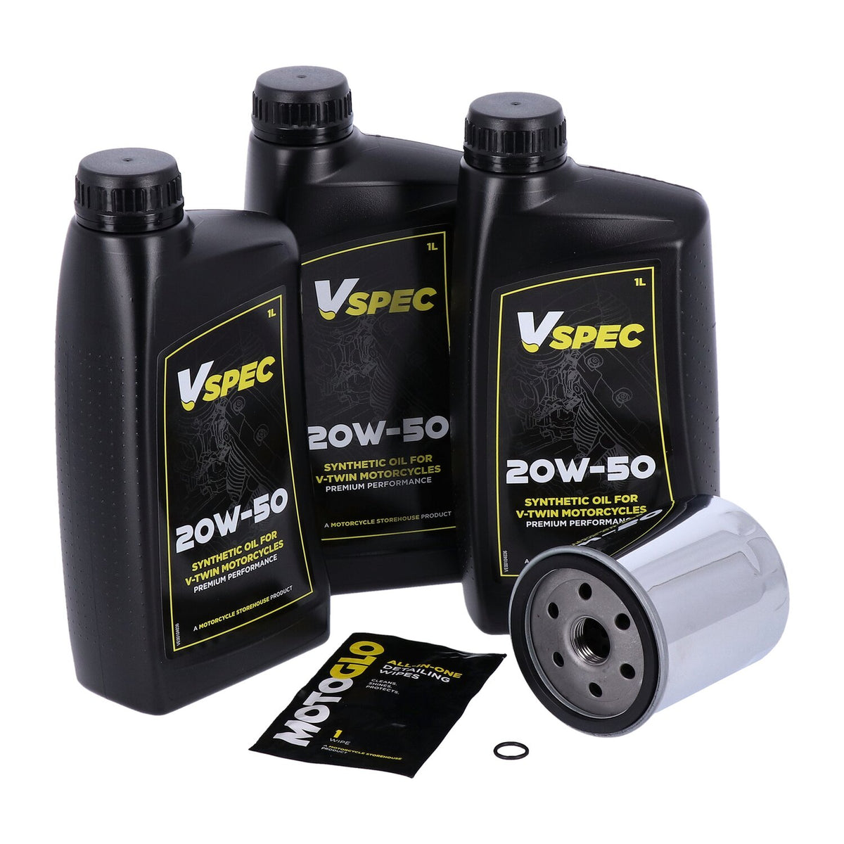 MCS, engine oil service kit. 20W50 Synthetic