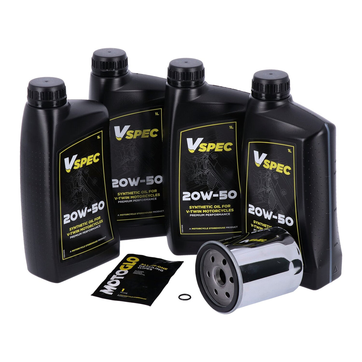 MCS, engine oil service kit. 20W50 Synthetic
