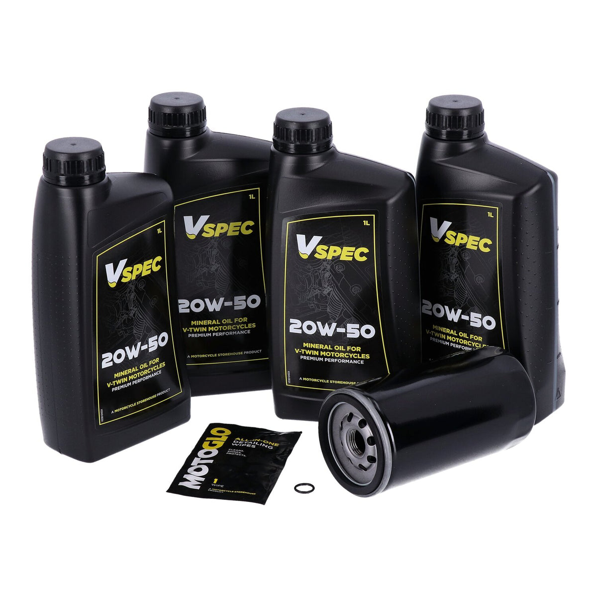 MCS, engine oil service kit. 20W50 Mineral
