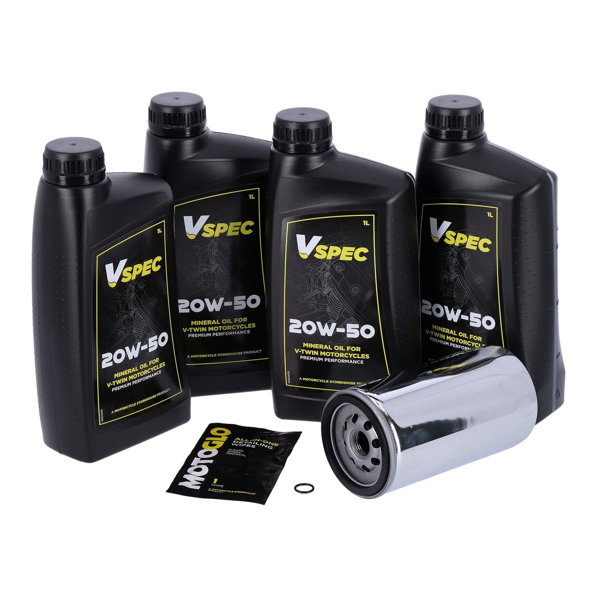 MCS, engine oil service kit. 20W50 Mineral