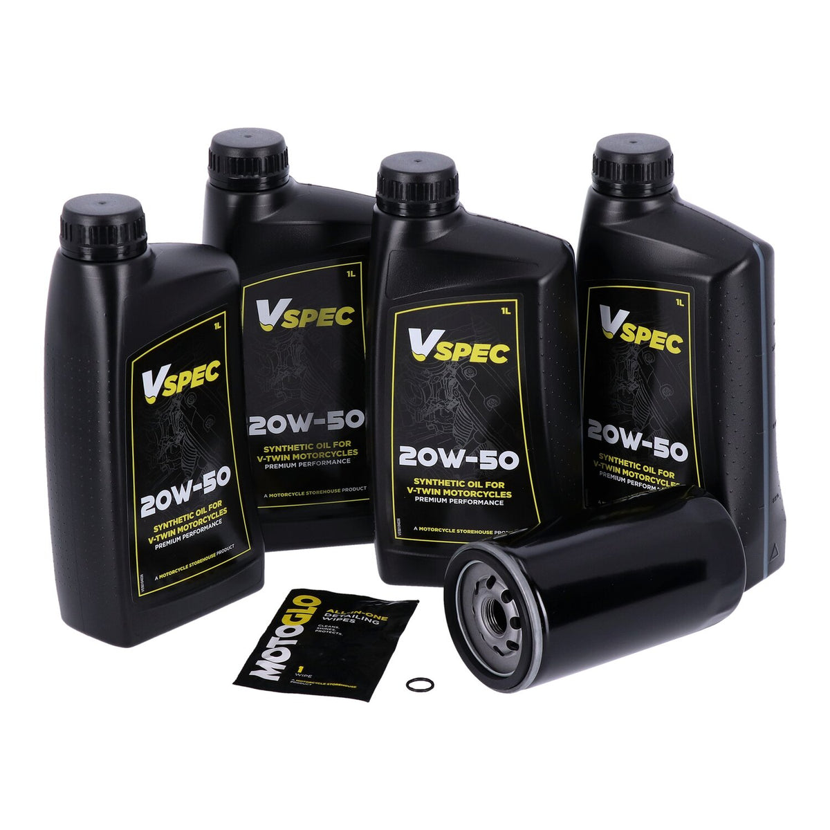 MCS, engine oil service kit. 20W50 Synthetic