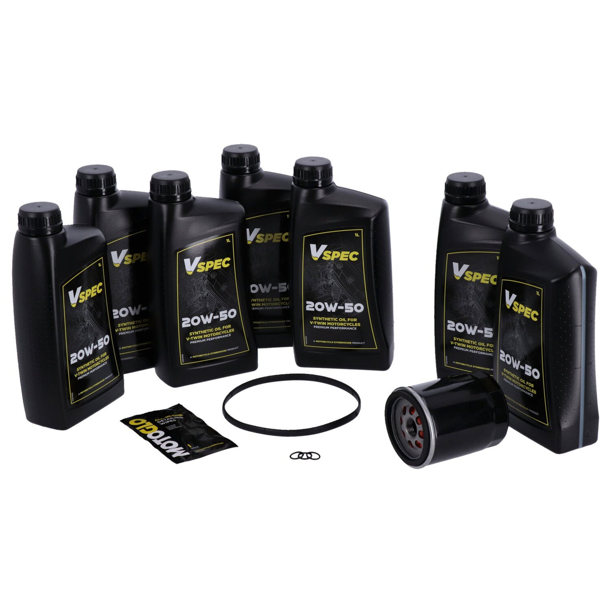 MCS, 'Big Oil' service kit. Full synthetic. Black filter