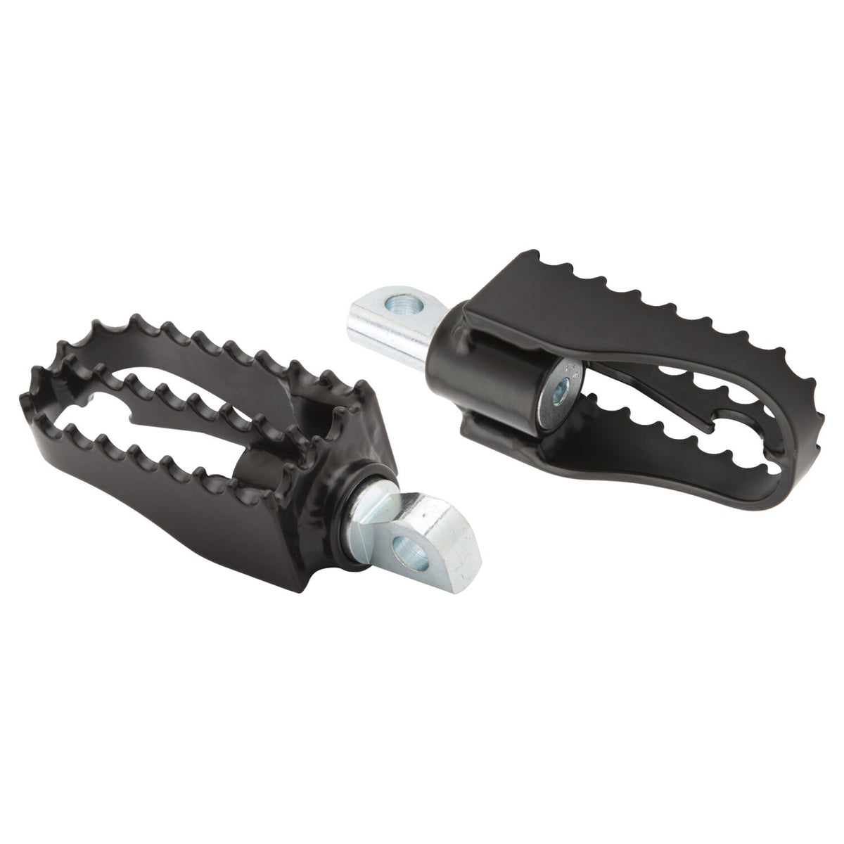 Burly, Mini MX style foot pegs. Black