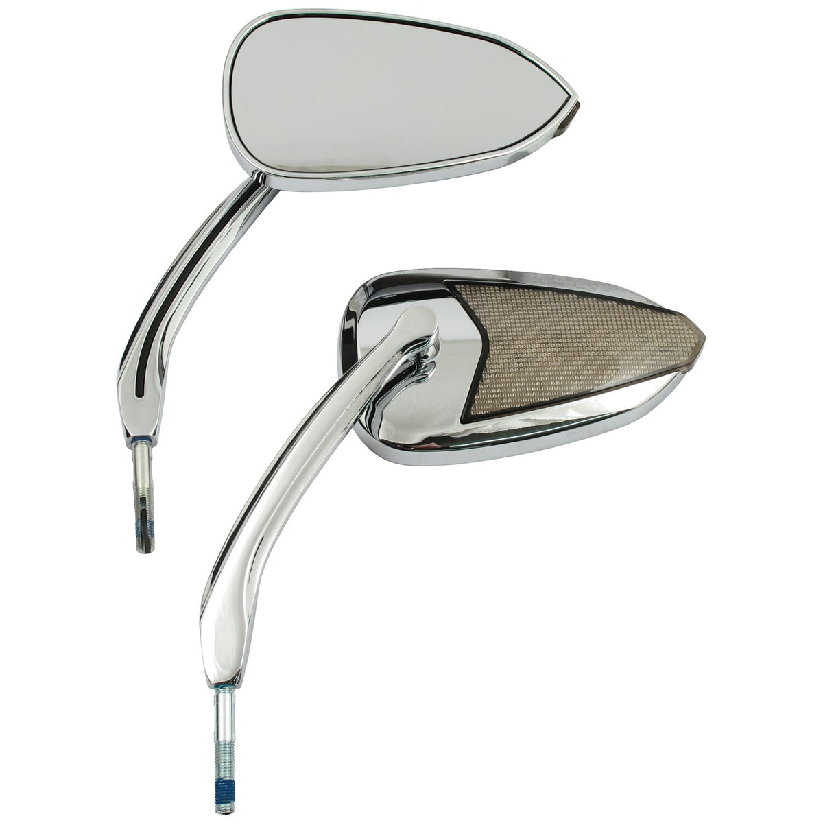 Fury, LED turn signal mirror set. Chrome