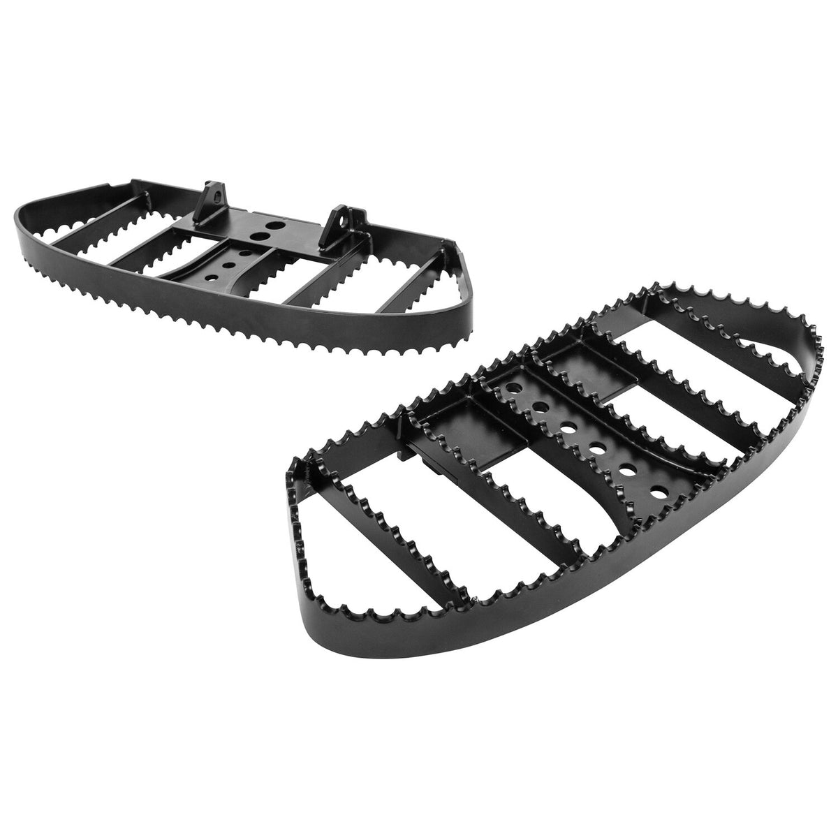 Burly, MX rider floorboards. Black