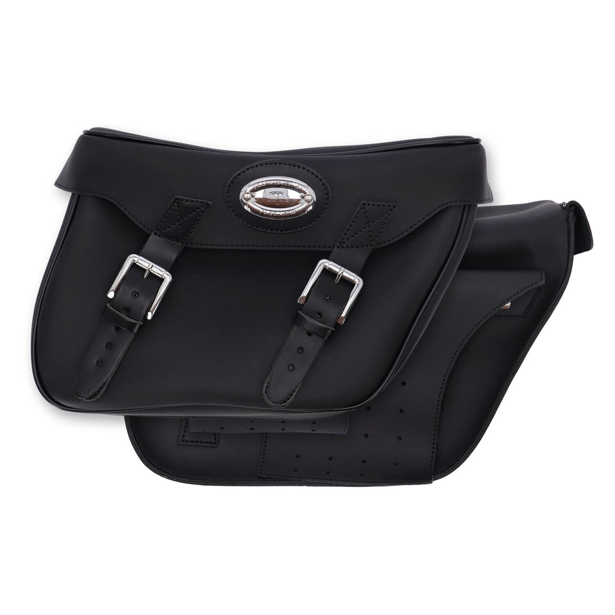 Longride, univ. Iparex saddlebags CIL135. Black smooth