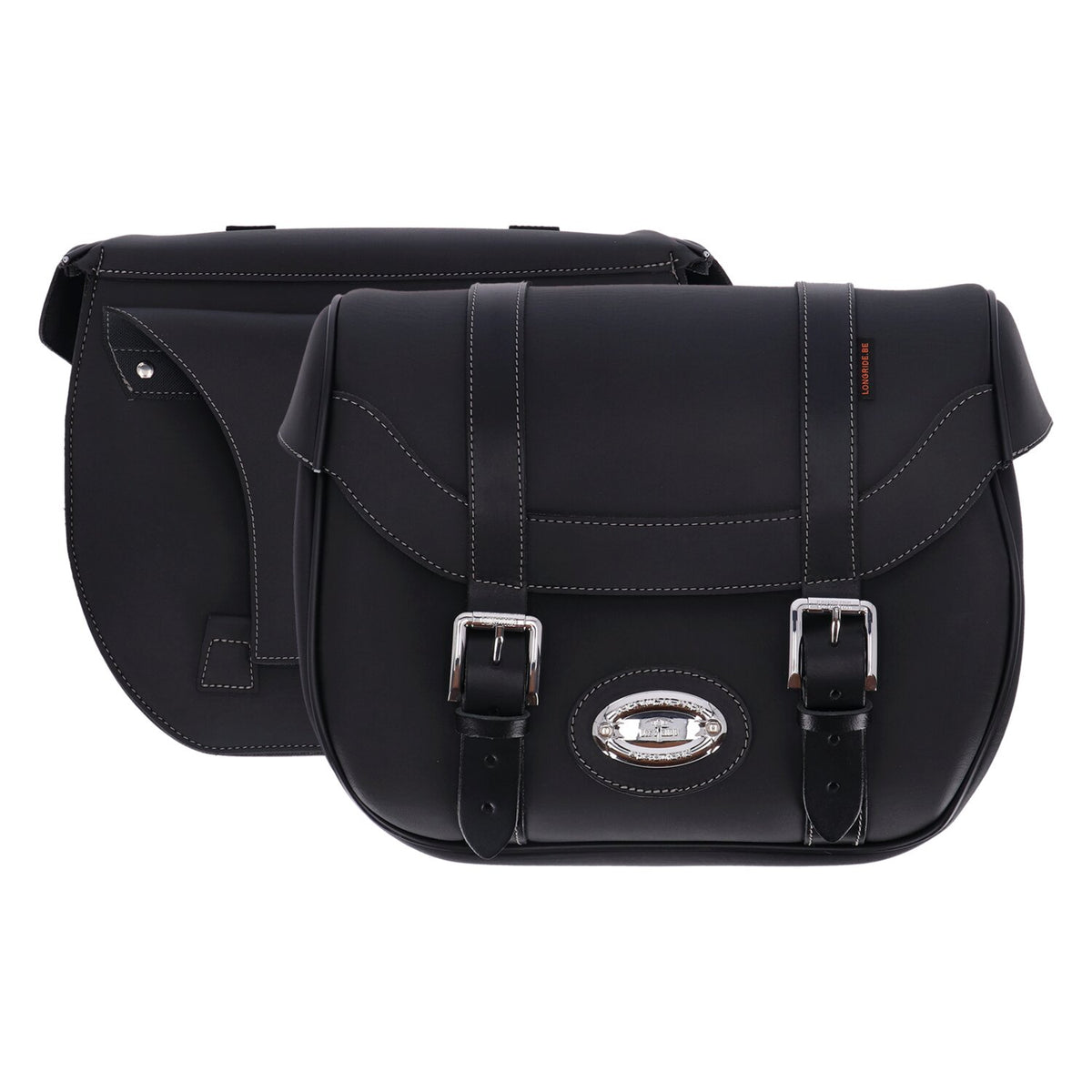 Longride, univ. Iparex saddlebags CIL2037. Black smooth