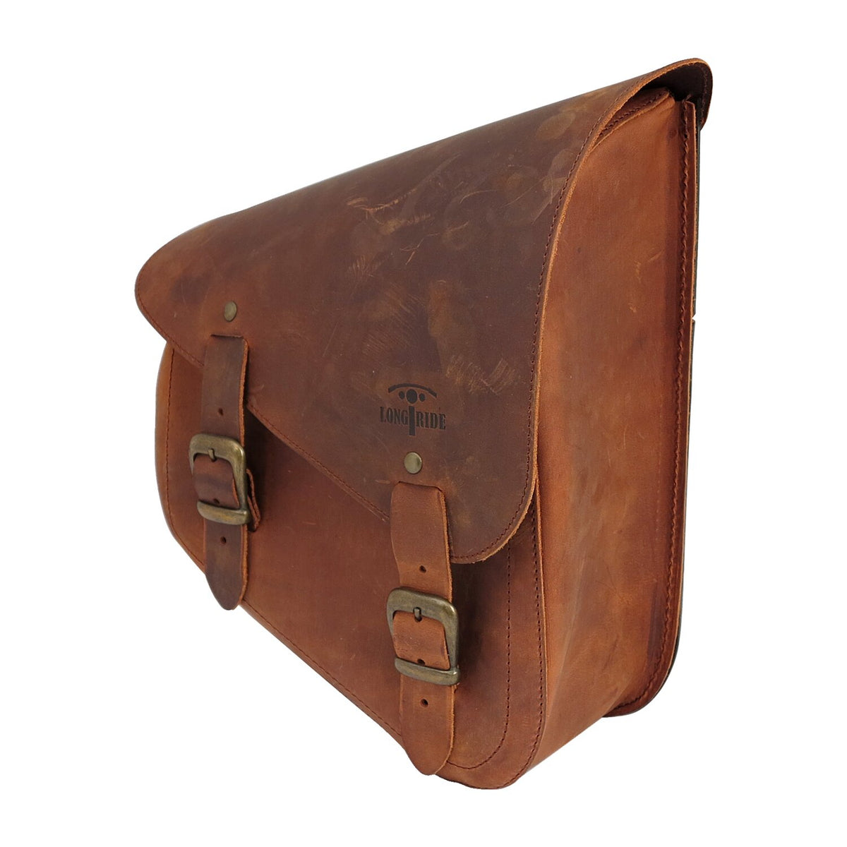 Longride, XL Sportster Frame bag. Smooth, brown