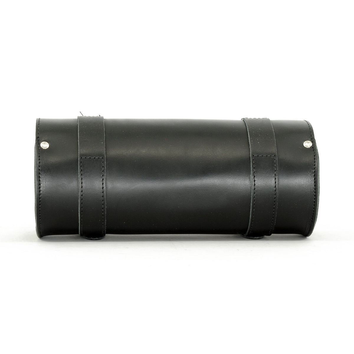 Longride, genuine leather tool roll 6.5L. Smooth black