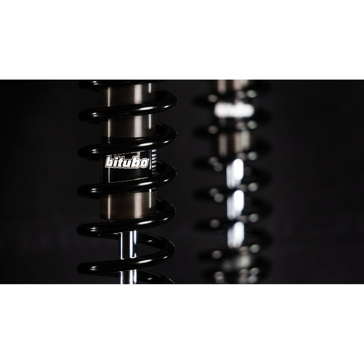 Bitubo, WME dual shock absorber set. Black. 321mm