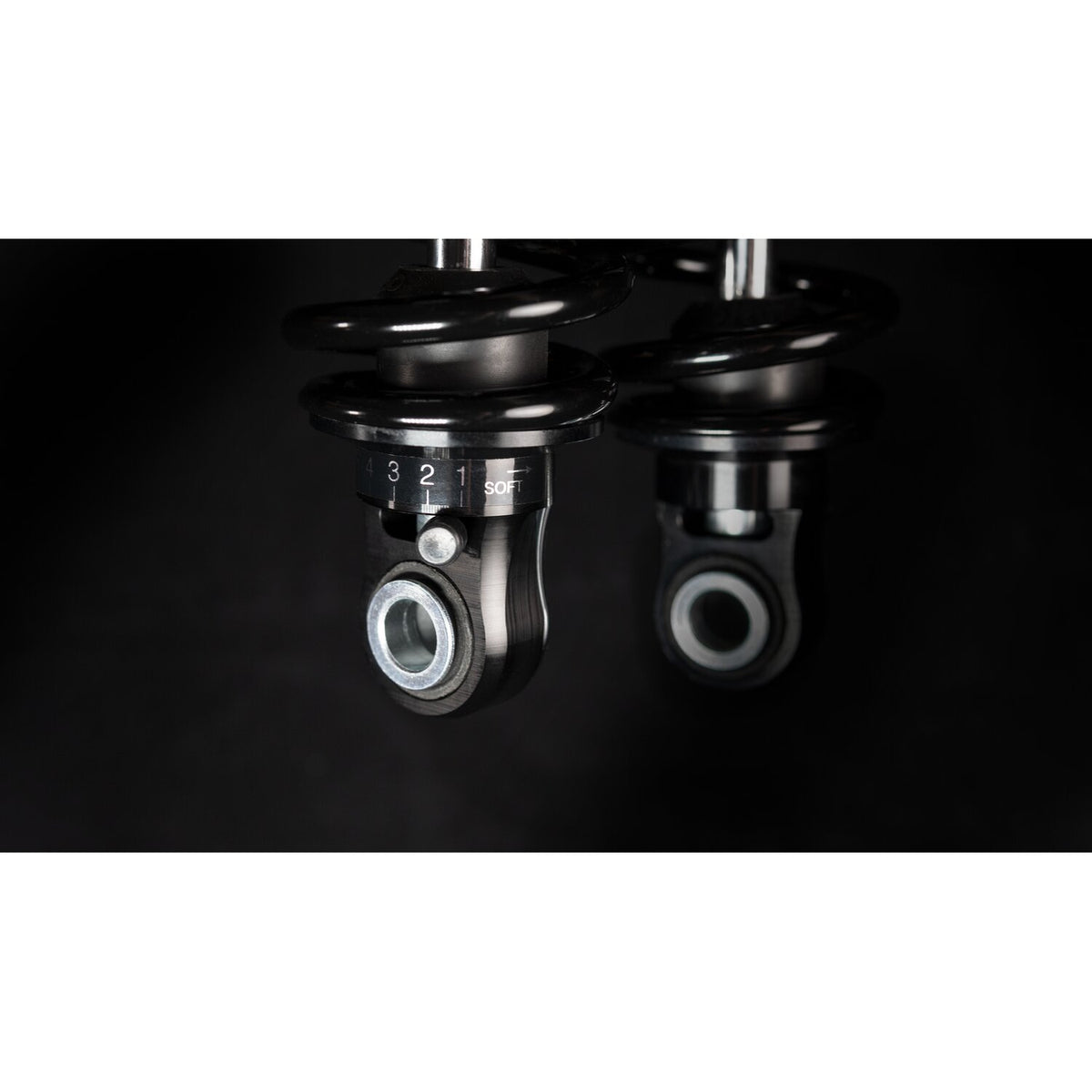 Bitubo, WME dual shock absorber set. Black. 331mm