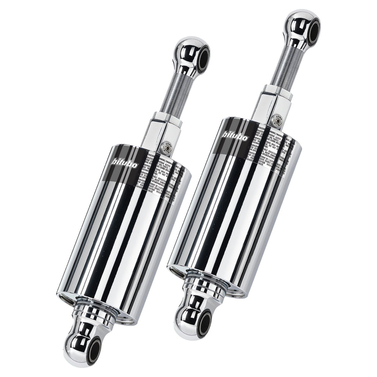 Bitubo, Evo Softail dual shock absorber set. Chrome