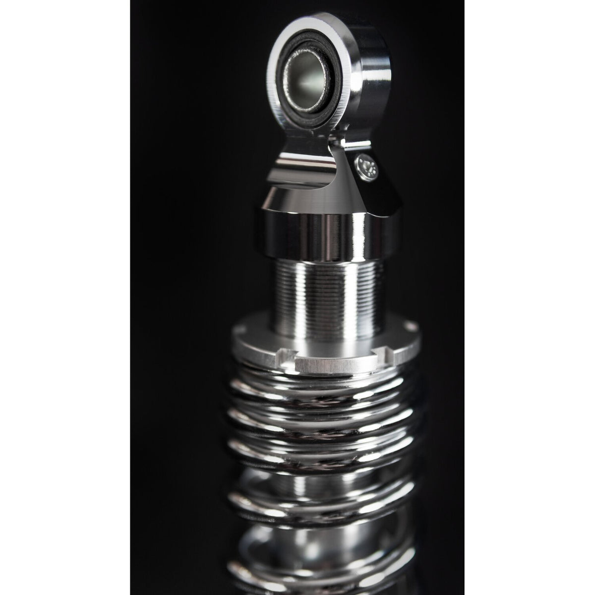 Bitubo, WME dual shock absorber set. Chrome. 331mm