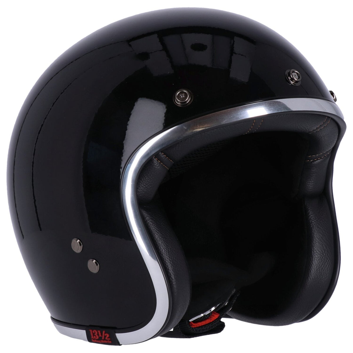 13 1/2 Skull bucket helmet black