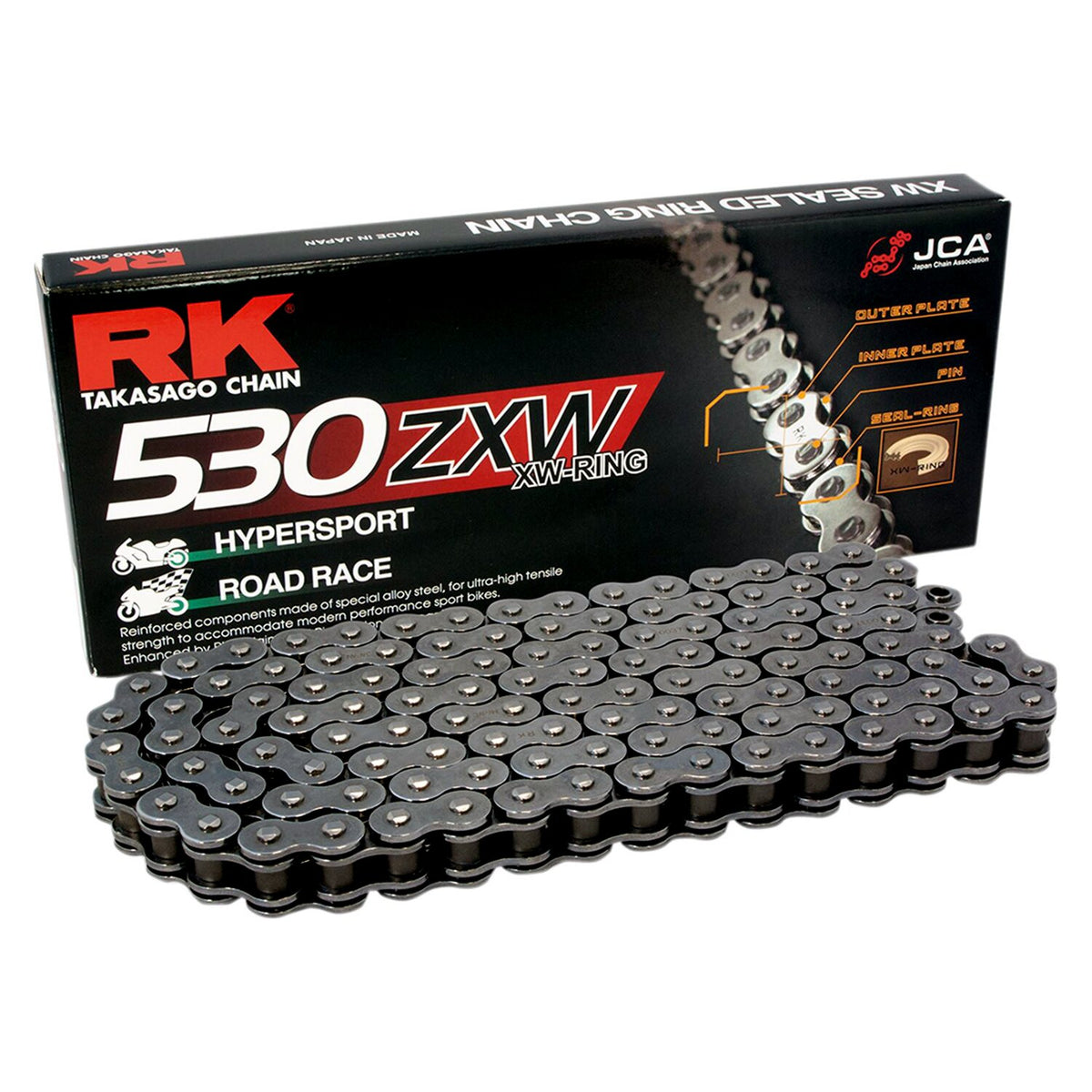 RK Chain, 530 ZXW, 110 link XW-Ring chain