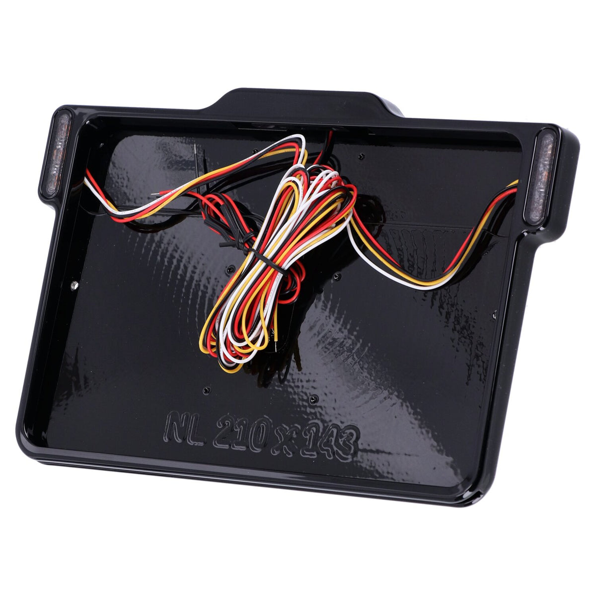 DMP, 3-1 license plate frame 3.0 NL BE. Gloss black