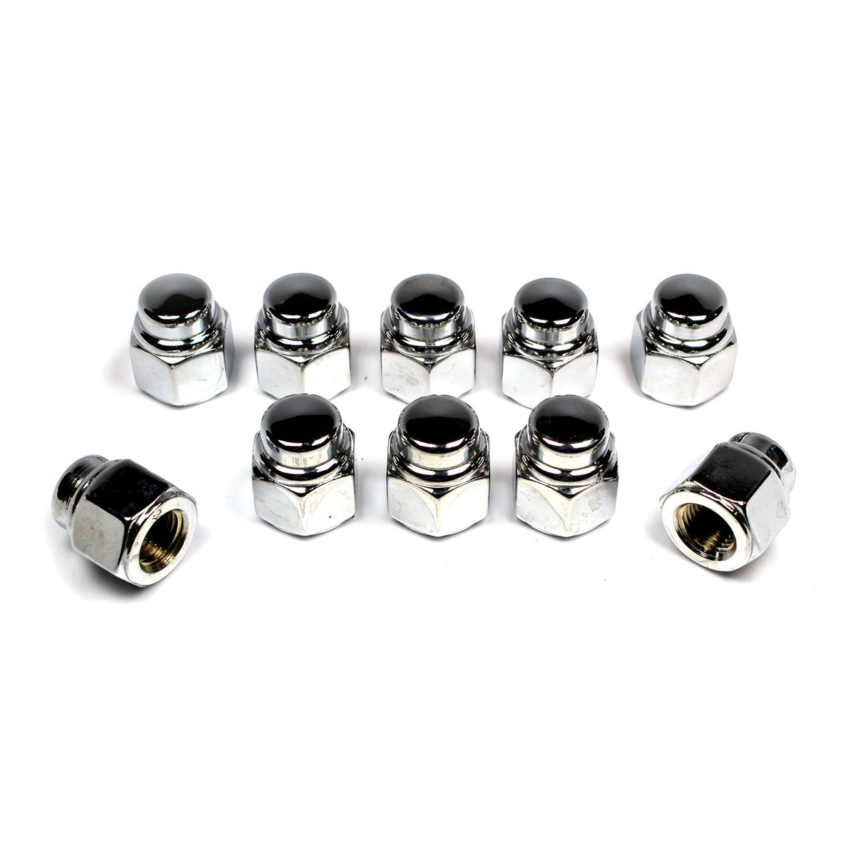 Colony, cap nuts M12 (1.25) chrome plated