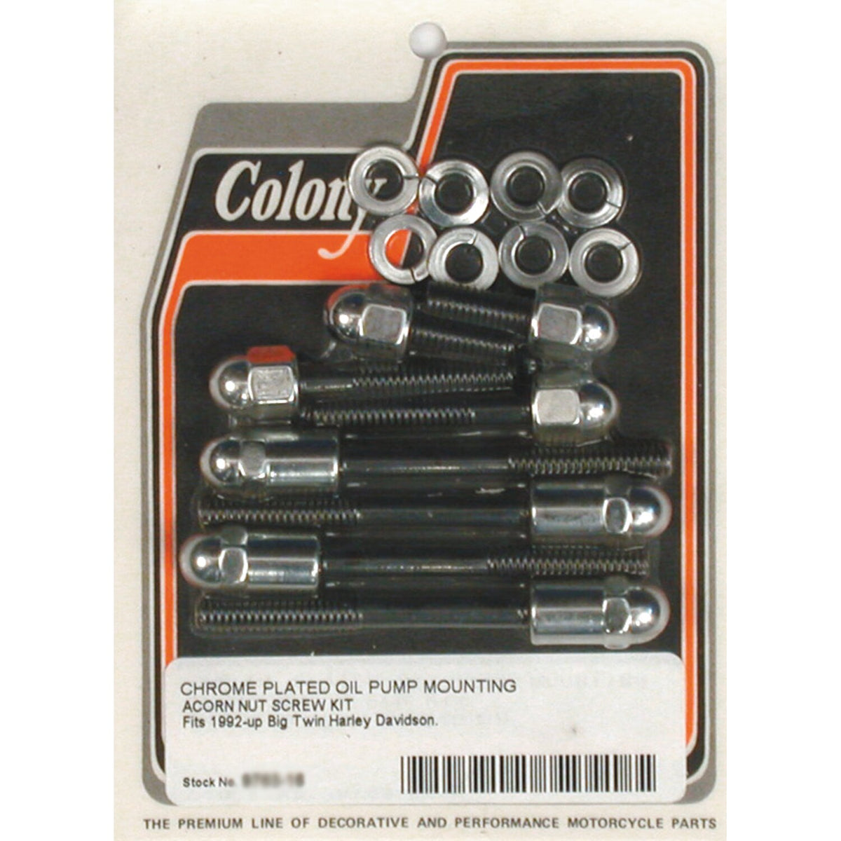Colony oil pump mount kit acorn
