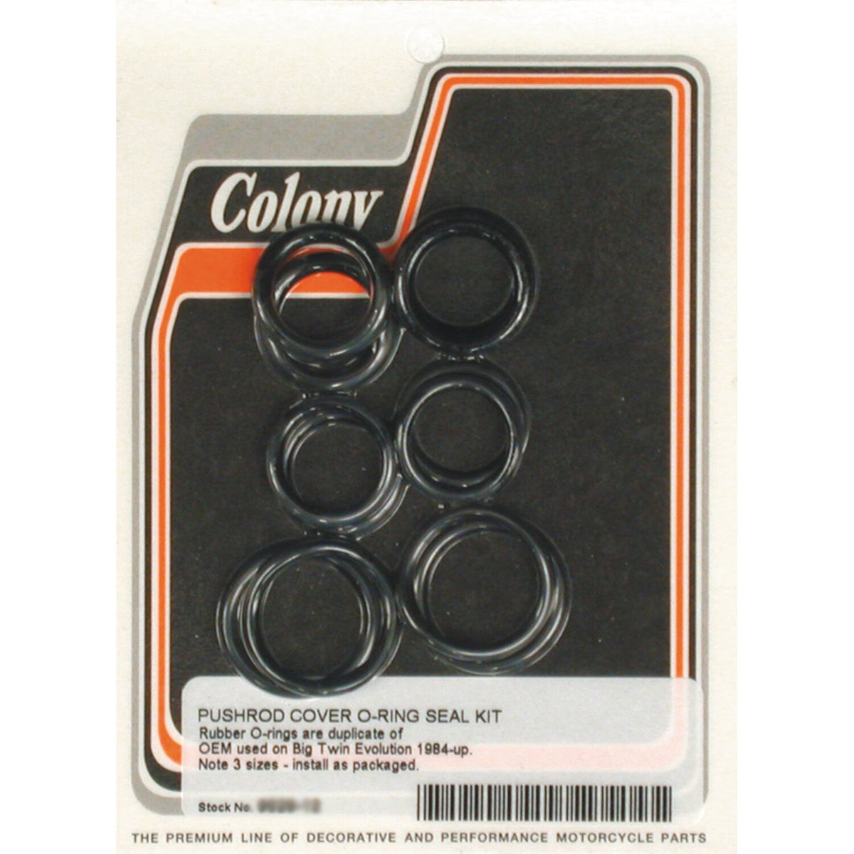 Colony, 84-99 pushrod cover seal kit