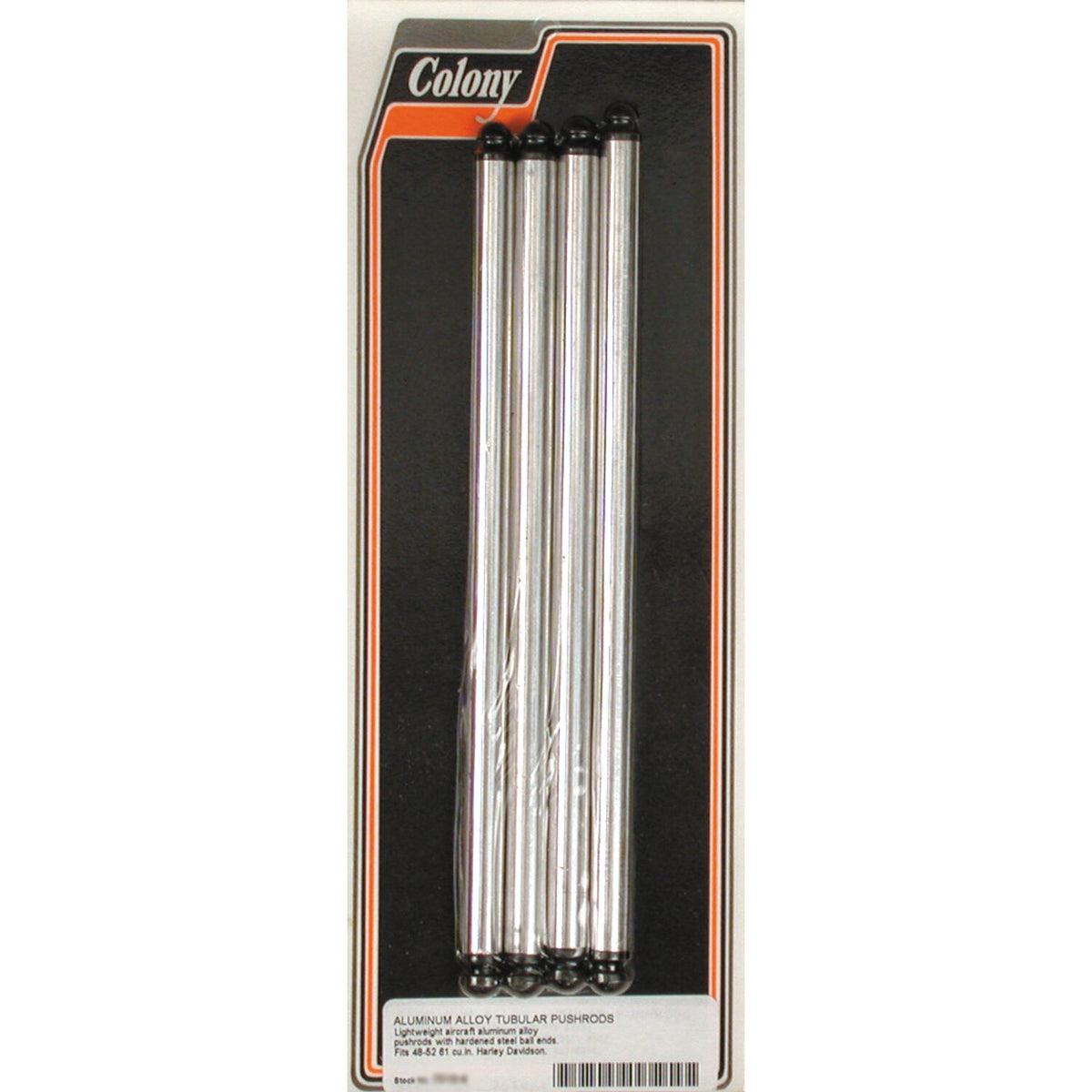 Colony, 61" Pan aluminum non-adj. pushrod set