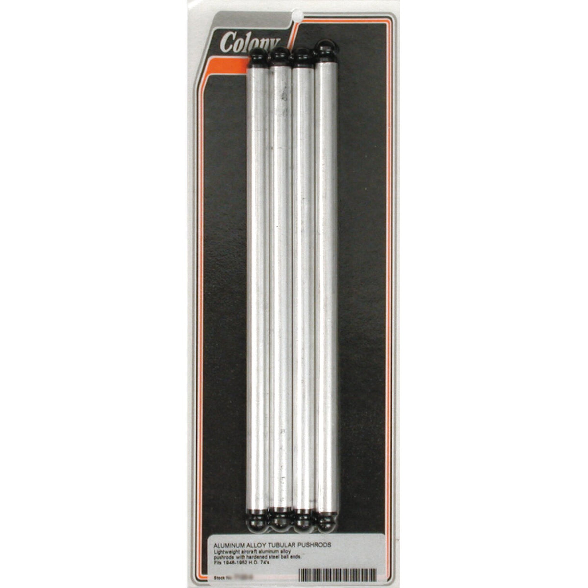 Colony, 74" Pan aluminum non-adj. pushrod set