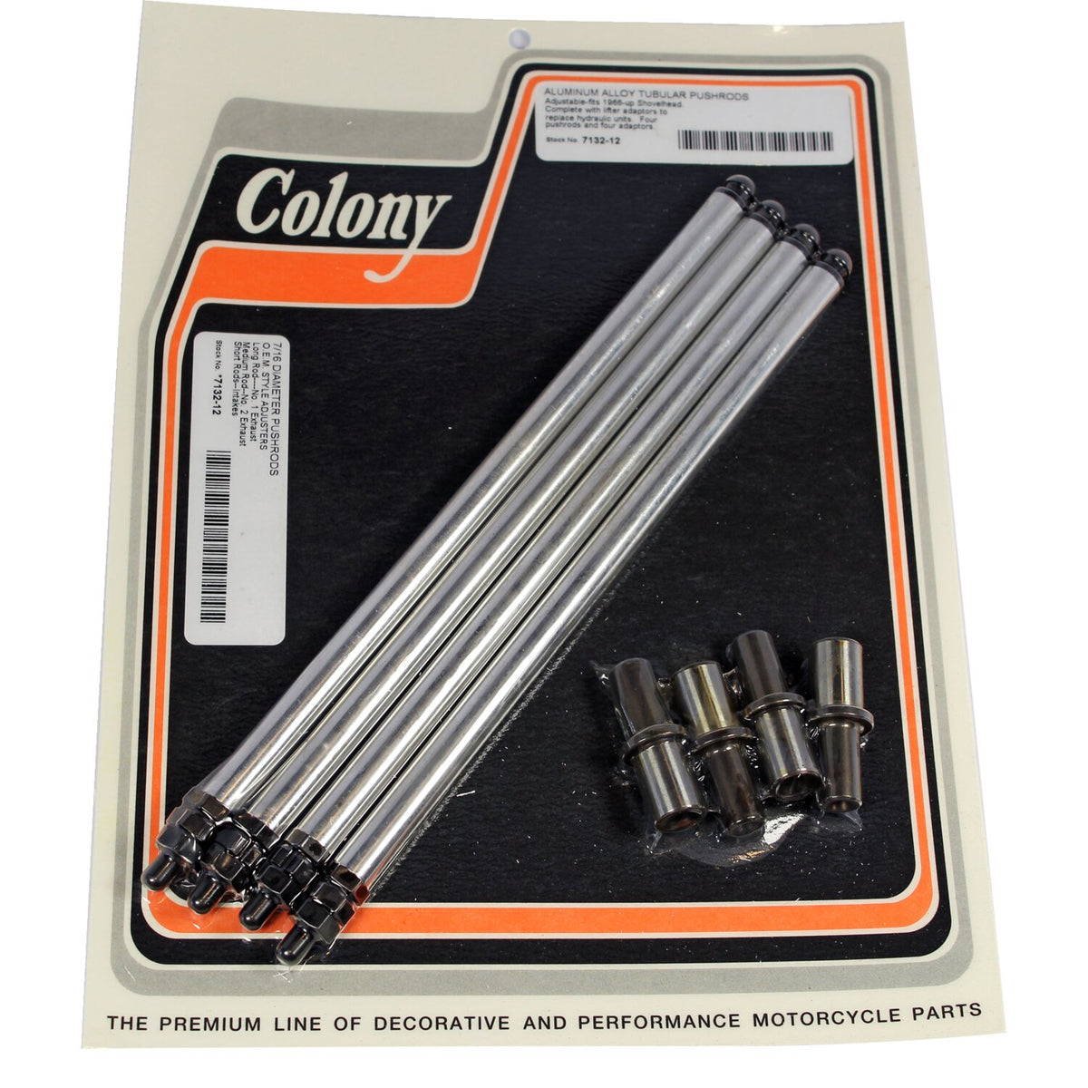 Colony, aluminum adj. pushrod solid conversion kit. Shovel