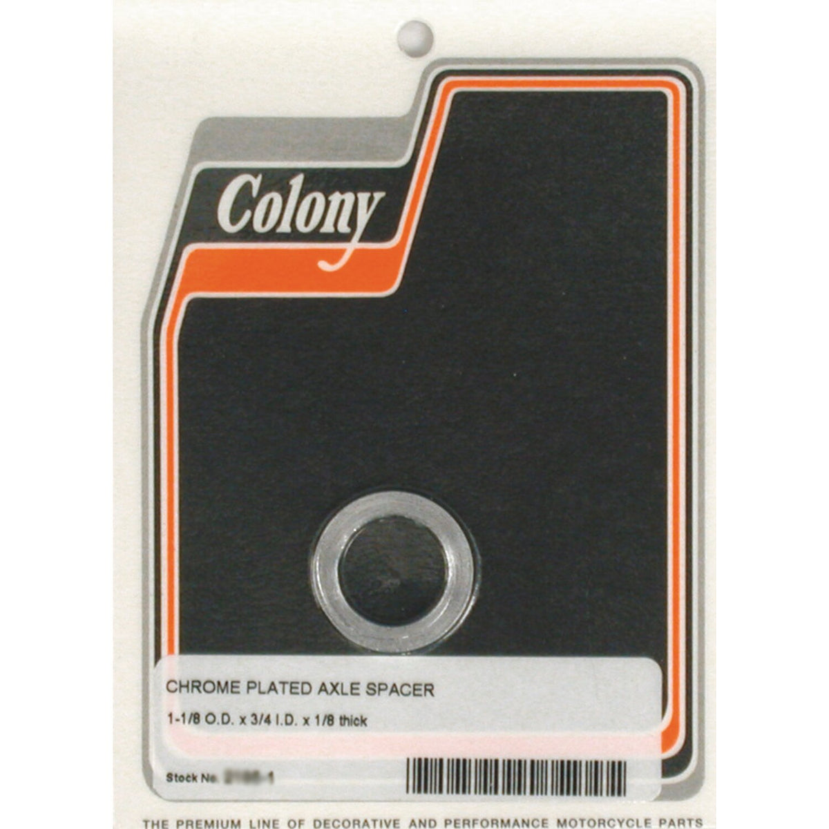 Colony univ. Axle spacer 1/8" long
